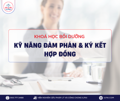 KHÓA HỌC KỸ NĂNG ĐÀM PHÁN VÀ KÝ KẾT HỢP ĐỒNG