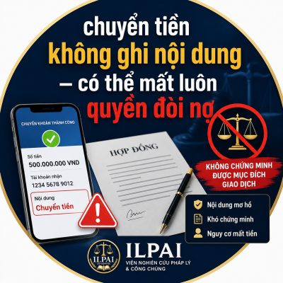 Chuyển tiền không ghi nội dung – có thể mất luôn quyền đòi nợ
