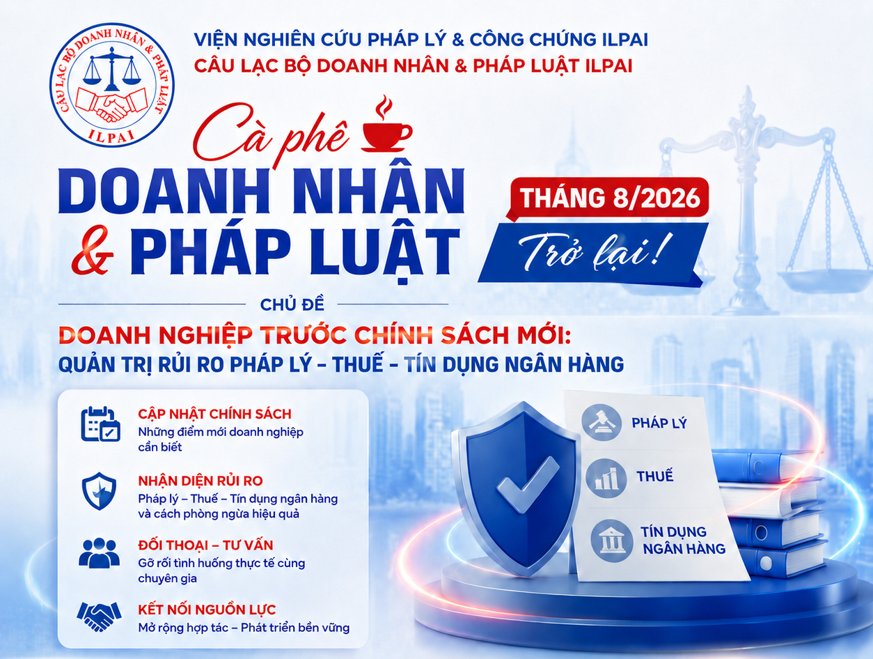 Cà phê doanh nhân và pháp luật quay trở lại